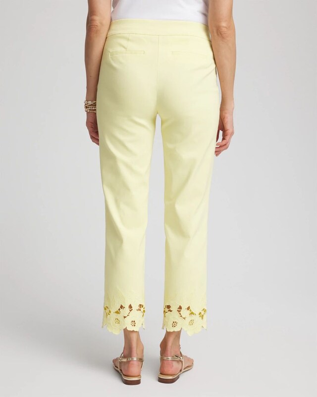 Brigitte Cutout Pull-On Cropped Pants - image 3